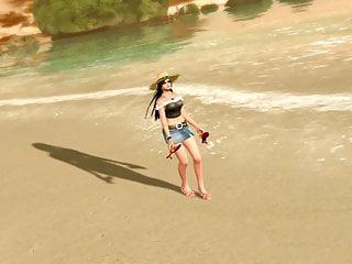 Schmutziger Sex am Strand mit Alicia