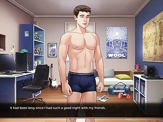 Rothaarige Frau wird beim spielen erwischt