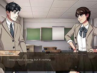 Verliebte Jungs spielen gerne animierte Hengste