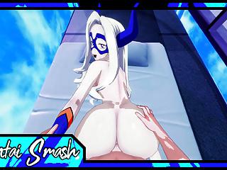 Yung orientalische Blondine in der hündchenstellung gefickt