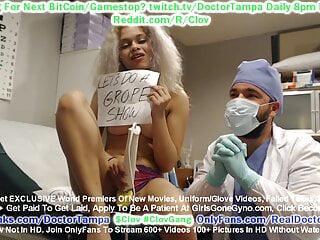 Ärztin Destiny Cruz bläst den Schwanz ihres Patienten