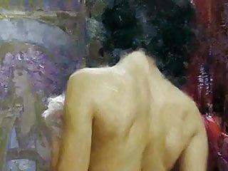 Die nackte Frau nackt