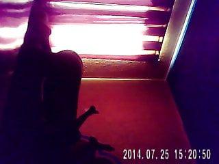 Die misma morena in einem Hotel