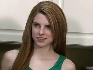 Teen Schönheit zum ersten Mal vor der Kamera