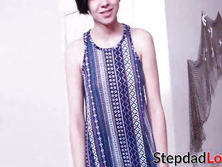 Sie will den Schwanz ihres stiefvaters