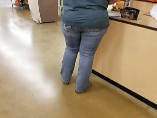 Fette weisse Stute mit geilem Arsch