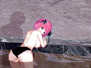 Sei kein Wasserstrahl mehr am Pool mit der hübschen rein