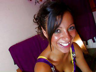 Die hübsche französische Milf katina beim ersten Pornodreh