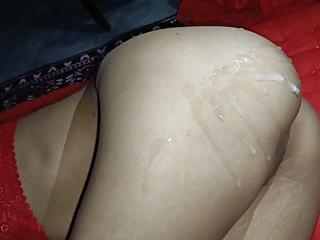 18 jähriges indisches Girl beim harten Arschfick mit Sperma auf dem Hintern