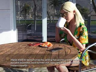 Mann sieht zu und fickt seine sexy Frau in den Arsch - hd Porno mit einer Blondine